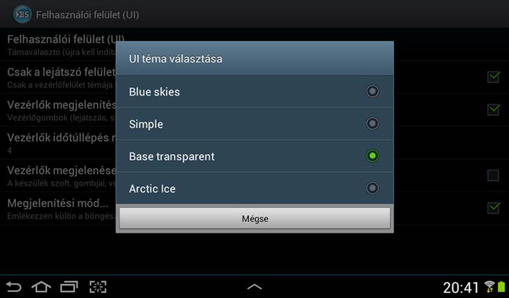 BSPlayer for Android téma