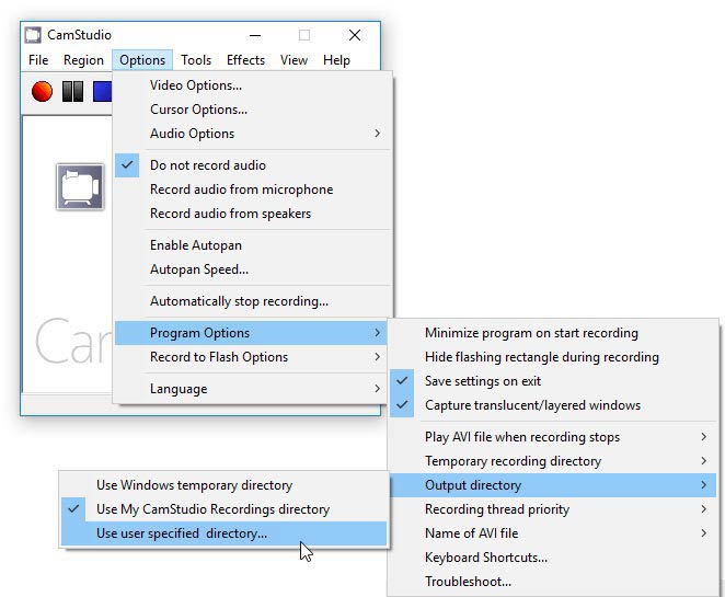 Camstudio mentett videó