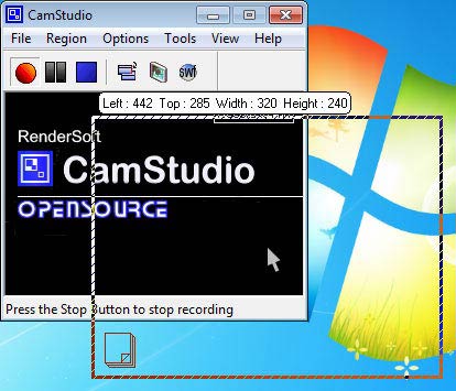 Camstudio videó felvevő