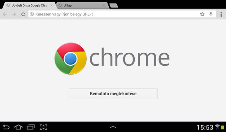 Chrome Androidra fülek