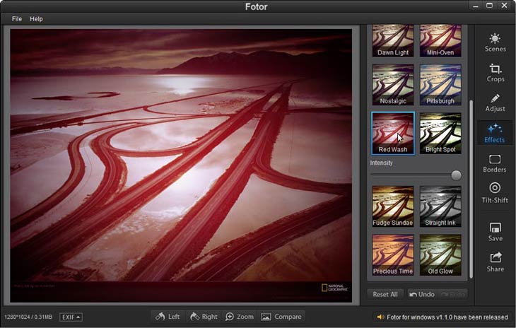 Fotor előre beállítva