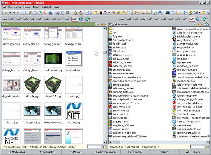 Free Commander előnézet