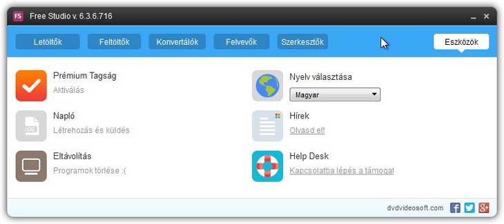 Free Studio Eszközök