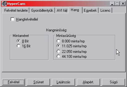 HyperCam hang magyar