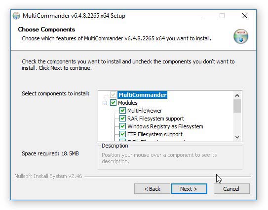 Multi Commander telepítés