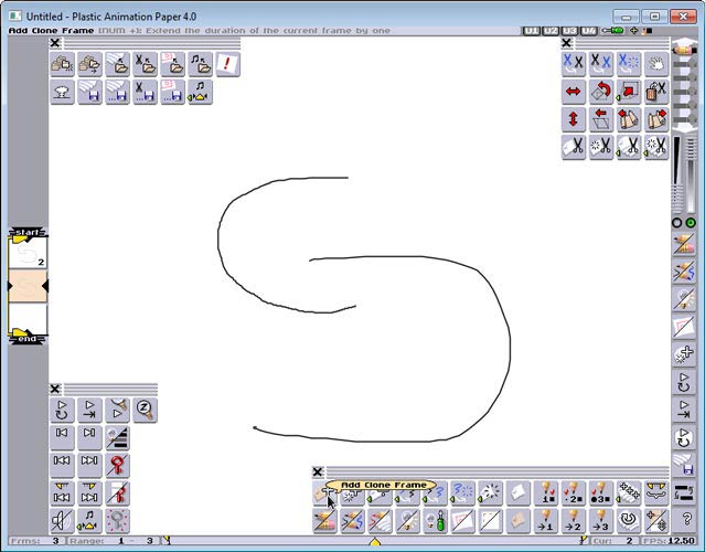 Plastic Animation Paper kockák