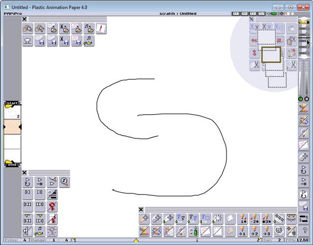 Plastic Animation Paper kockák