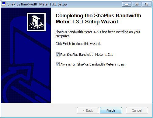 Shaplus Bandwidth Meter telepítés