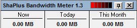 Shaplus Bandwidth Meter adatforgalmak