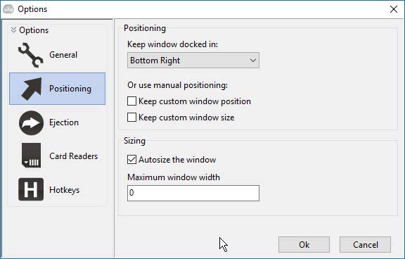USB Disk Ejector ablak