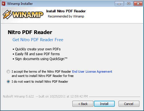 Winamp PDF olvasó