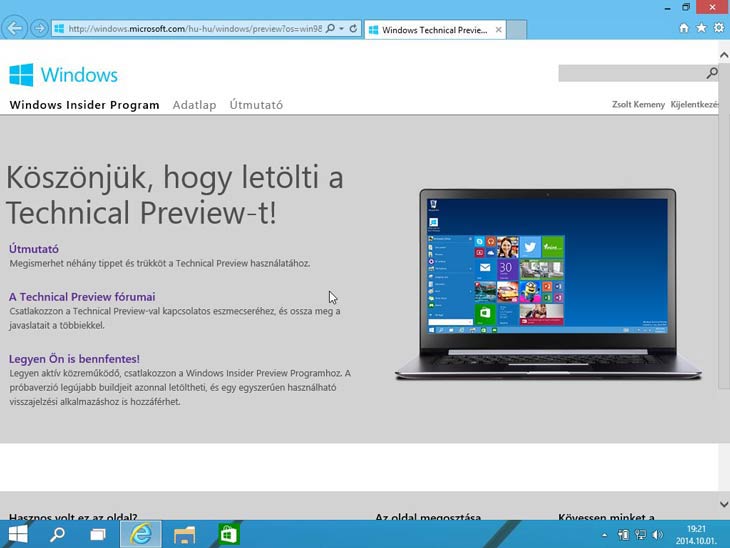 Windows 10 faltól-falig