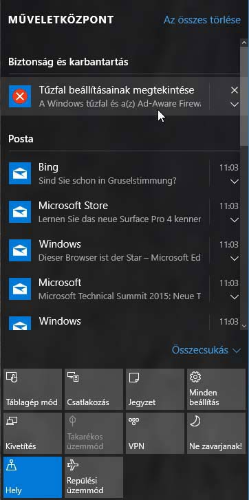 Ad-Aware Free Antivirus+ tűzfal