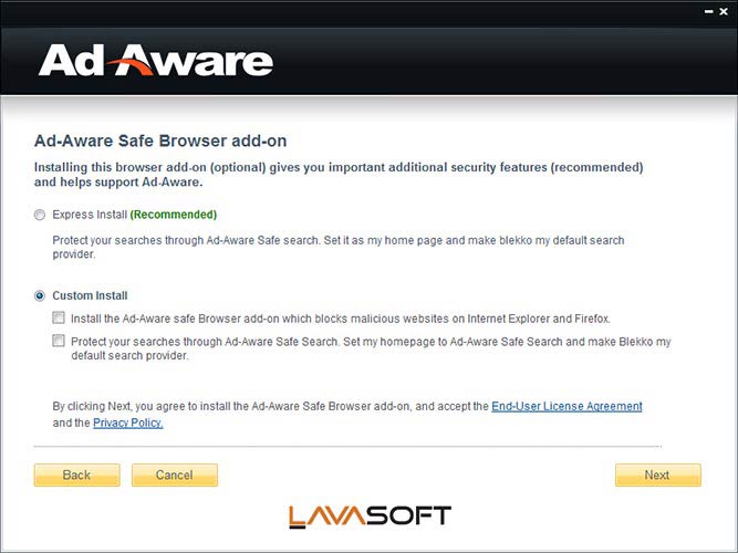 Ad-Aware Free Custom
