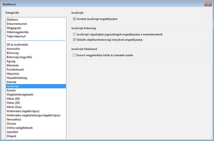 Adobe Reader JavaScript