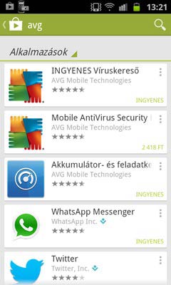 AVG Antivirus Free for Android letöltés