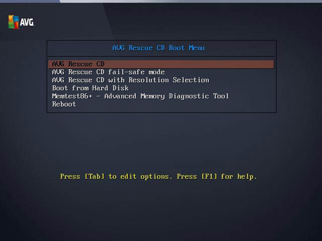 AVG Rescue CD