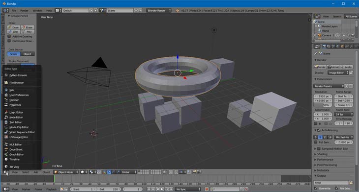 blender 3d animator