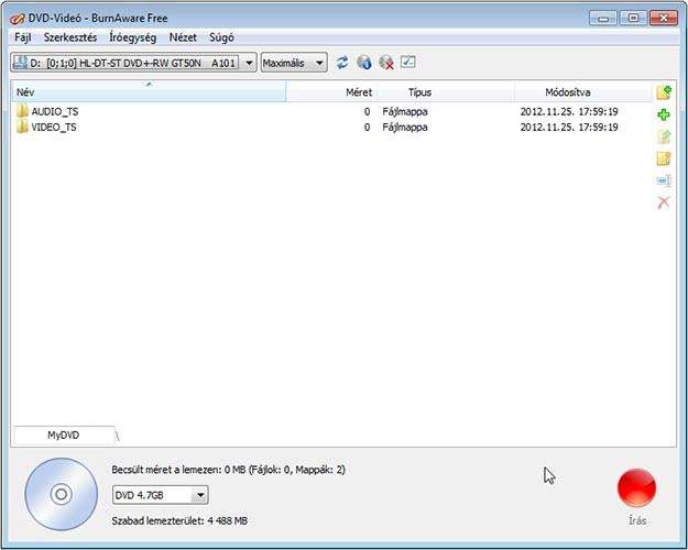 BurnAware Free DVD-Video
