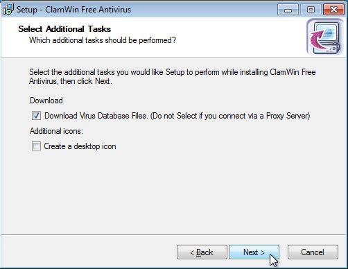 vírus adatbázis fájl