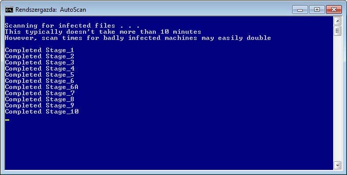 Combofix - kész szakaszok