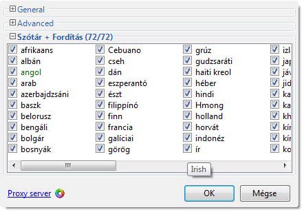 Dictionary .NET nyelvek