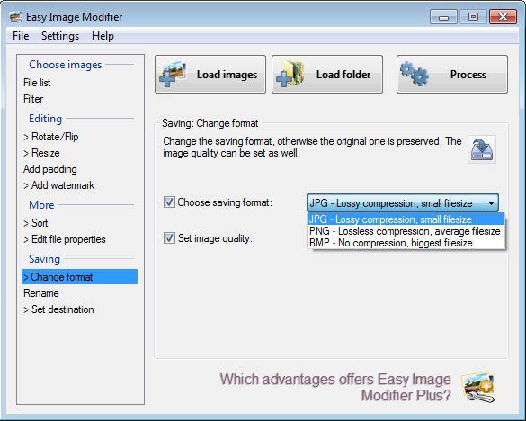 Easy Image Modifier - jpg, bmp, png