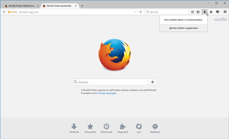 Firefox letöltés