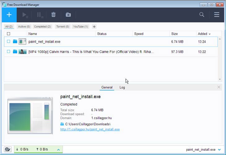 Free Download Manager exe fájl