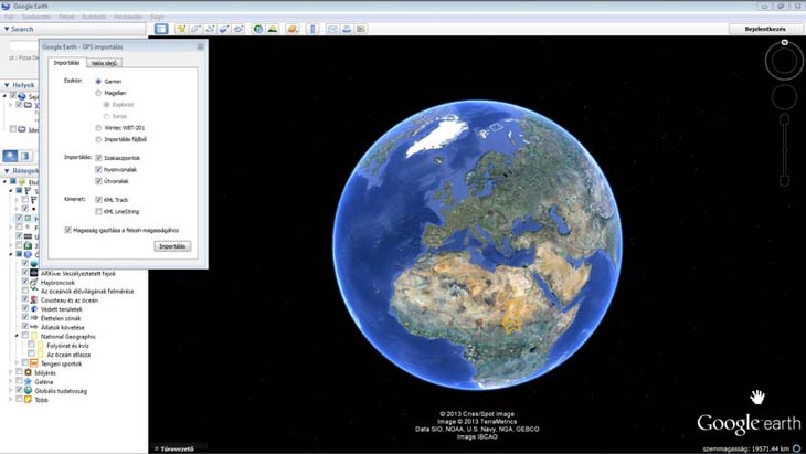 Google Föld GPS
