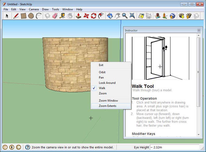 Google SketchUp jobb gomb