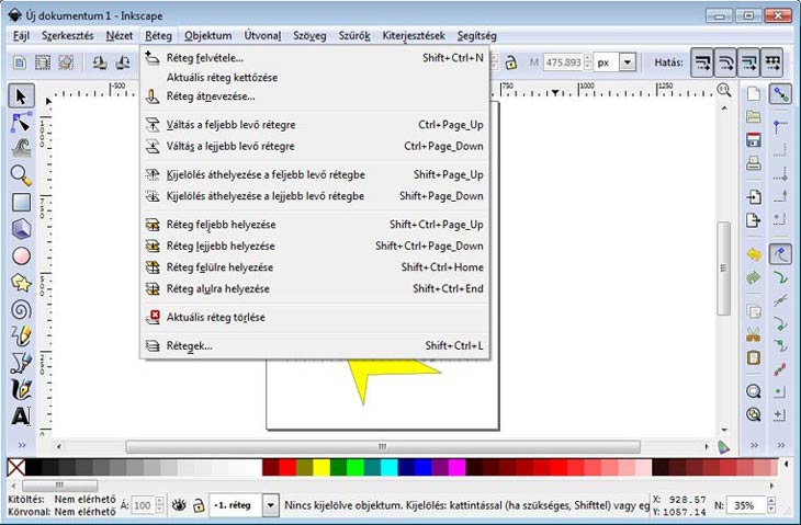 Inkscape rétegek