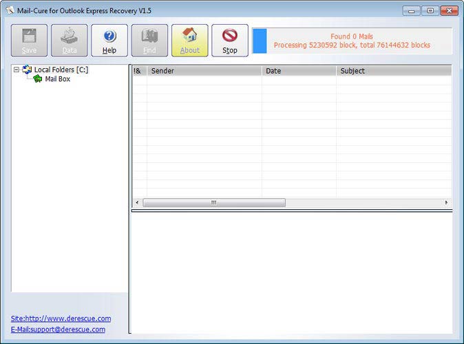 Mail-Cure for Outlook Express
