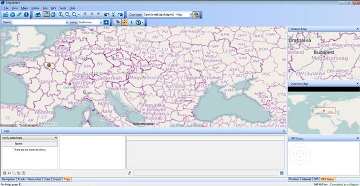 MapSphere Európa