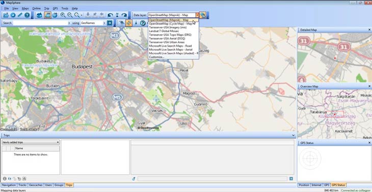 MapSphere térkép