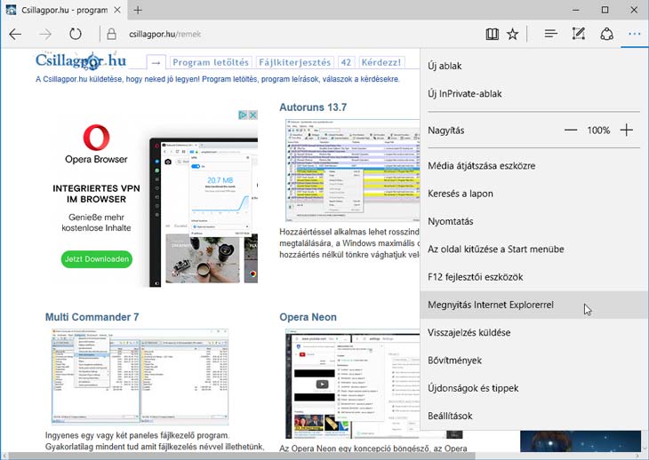 Microsoft Edge Internet Explorer