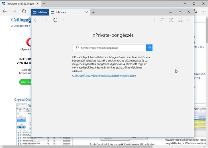 Microsoft Edge InPrivate