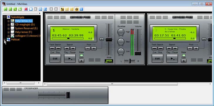 MIXVIBES Free 5 fájlböngésző