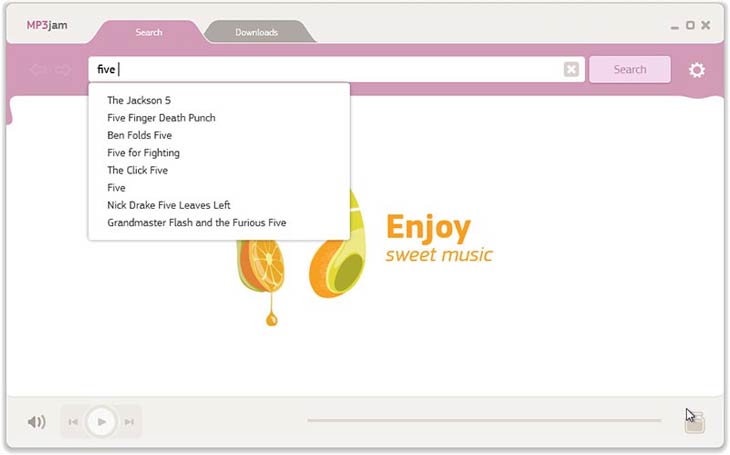 MP3jam keresés