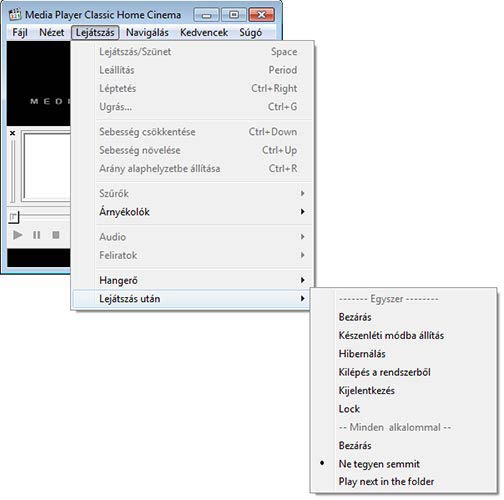 MPC HomeCinema kész