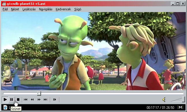 MPC HomeCinema lejátszás