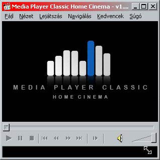 MPC HomeCinema normál nézet