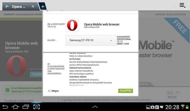 Opera Mobile for Android
