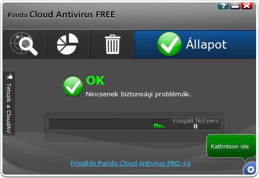 Panda Cloud Antivirus beállítások