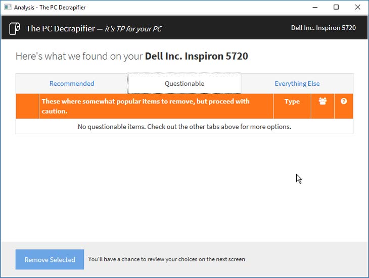 PC Decrapifier kérdéses