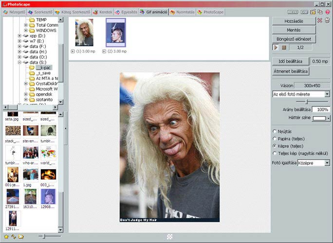 Photoscape GIF animáció