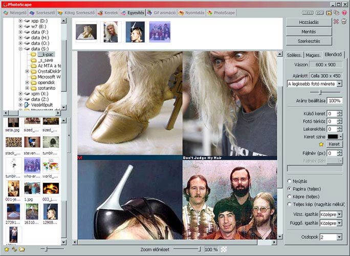 Photoscape képek egyesítése