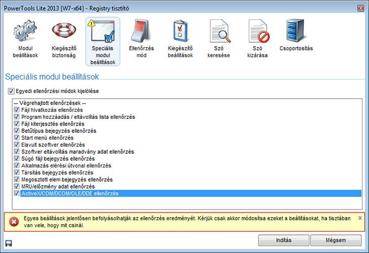 PowerTools speciális modul