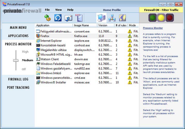 Privatefirewall Process Monitor