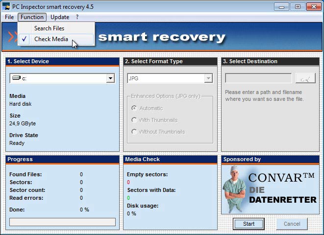 Smart Recovery ellenőrzés